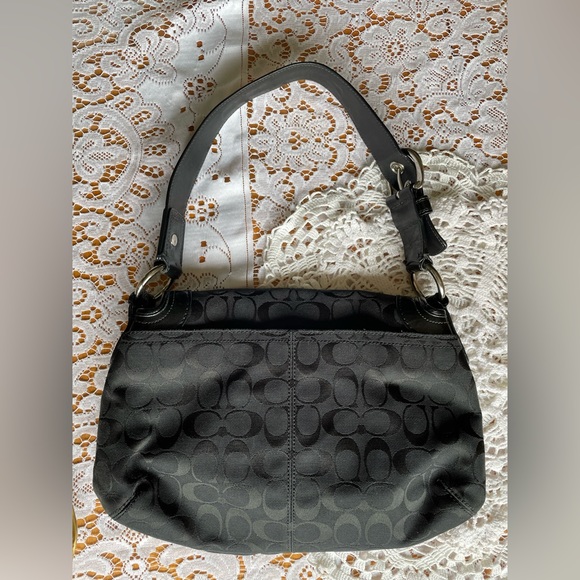 Black Coach Purse - Picture 4 of 6